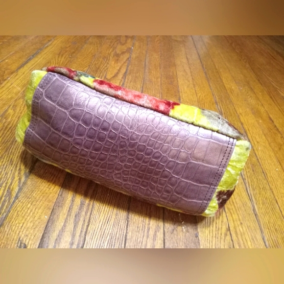 90s VINTAGE FairyGrunge Velvet mini bag! Authentic SAKATA STUDIOS - Picture 2 of 4